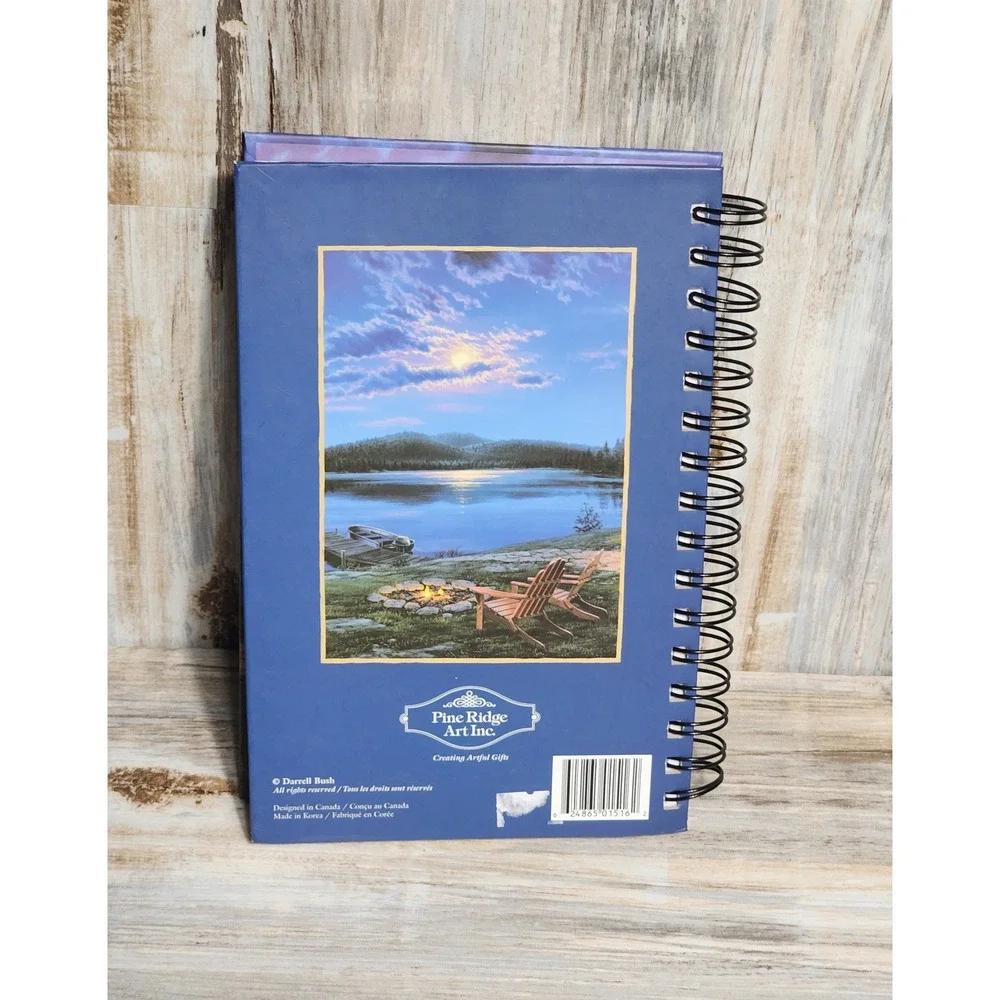 Darrell Bush The Perfect Getaway Spiral Journal Pine Ridge Art Nature Notebook
